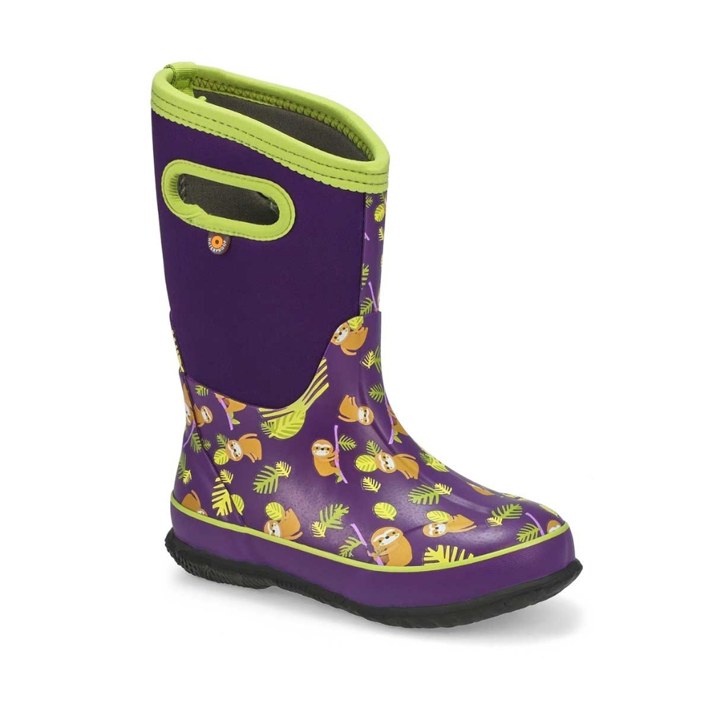 Bogs Classic Sloth Girls Boots Size 6.